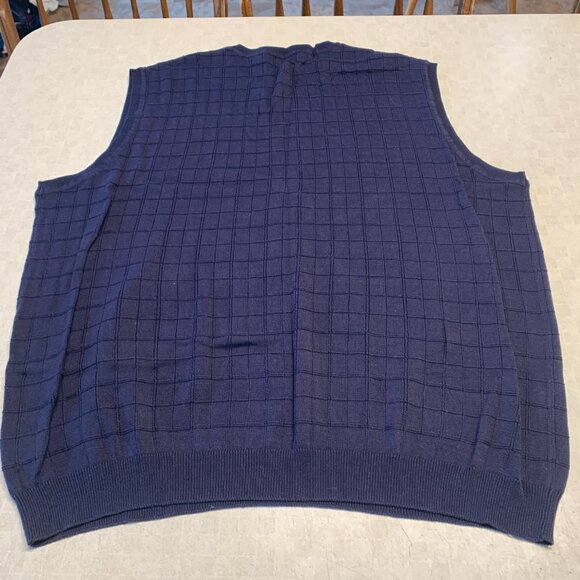 IZOD Navy Blue Men's Pullover Sweater Vest XL - Picture 8 of 10